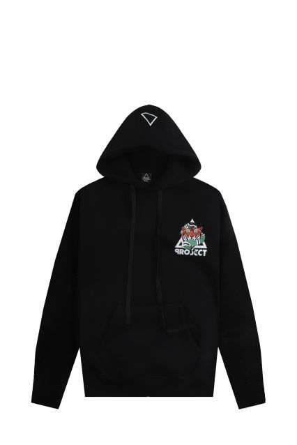 FELPA UOMO PROJ3CT FE TIGER 7 HOOD NERO