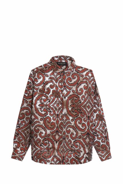 CAMICIA UOMO NUVOLARI 302051 RUGGINE