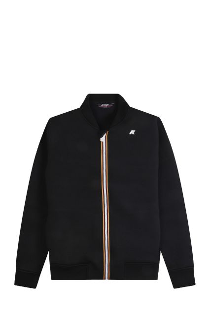 FELPA UOMO K-WAY ABEL SPACER BLACK PURE