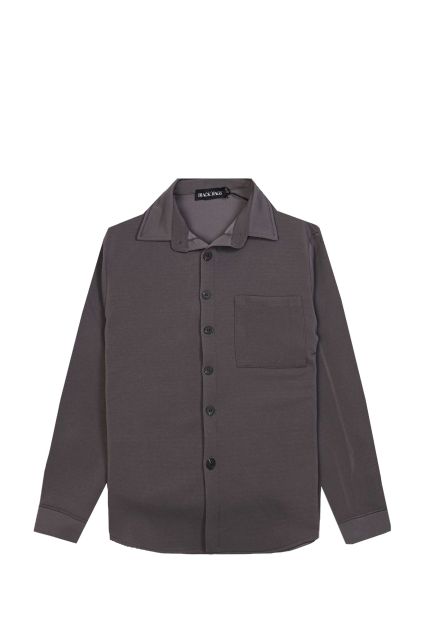 CAMICIA UOMO BLACK RAGS ADAM GRIGIO