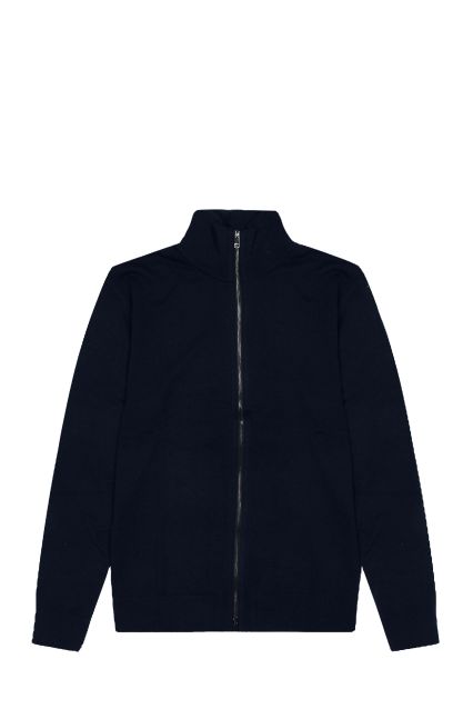 MAGLIA UOMO NUVOLARI GIONES BLU CON ZIP