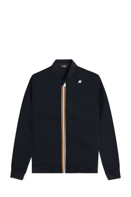 FELPA UOMO K-WAY ABEL SPACER ZIP BLUE DEPTH