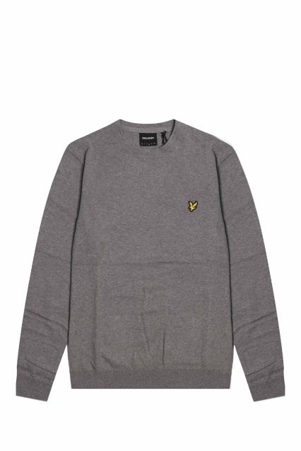 MAGLIA UOMO LYLE & SCOTT MID GREY MARL-T28