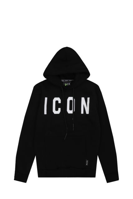 FELPA UOMO ICON NERO/PANNA