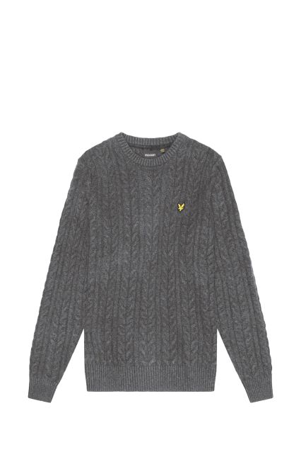 MAGLIA UOMO LYLE & SCOTT JET BLACK MARL-W155