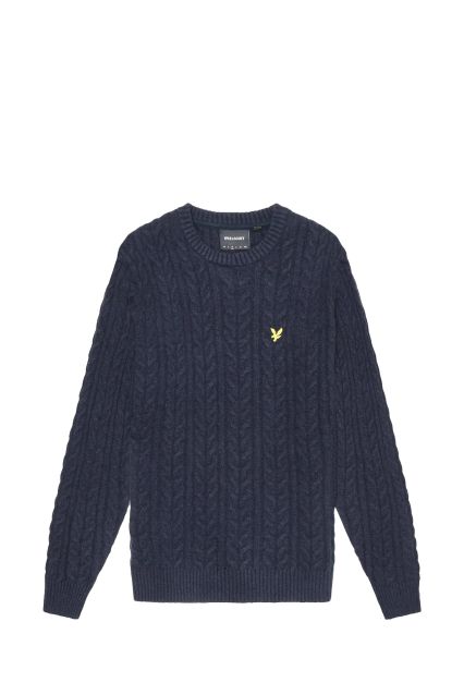 MAGLIA UOMO LYLE & SCOTT DARK NAVY MARL-Z56