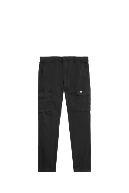 PANTALONE CARGO UOMO LYLE & SCOTT JET BLACK-Z865