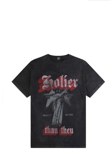 T-SHIRT UOMO PROJ3CT HOLIER BLACK