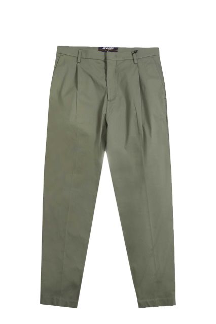 PANTALONE CHINO UOMO K-WAY AILTON GREEN LICHEN