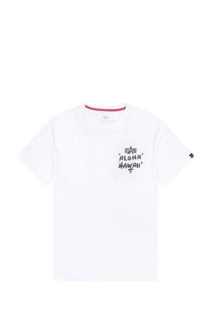 T-SHIRT UOMO ALPHA INDUSTRIES WHITE 156530