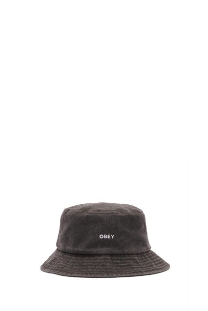 CAPPELLO UOMO OBEY PIGMENT BOLD PIGMENT BUCKET BLACK