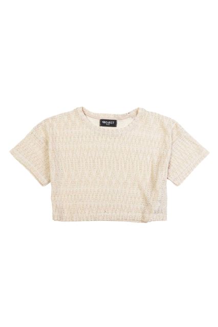 TOP DONNA PROJ3CT ZEBRAT LUREX