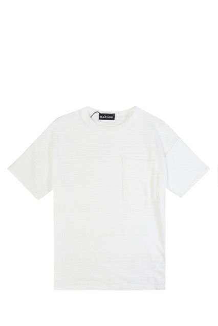 T-SHIRT UOMO BLACK RAGS PATMOS BIANCO