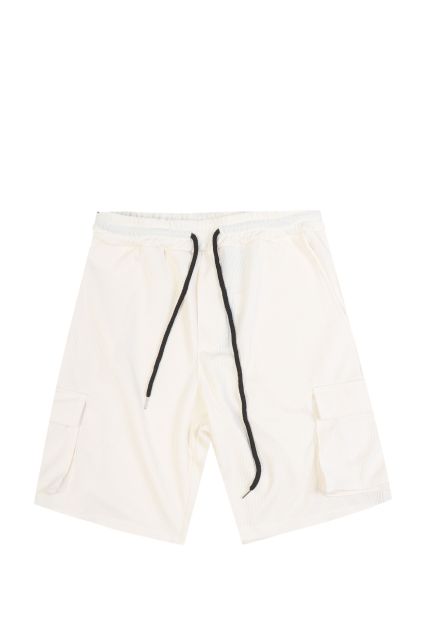 BERMUDA UOMO BLACK RAGS PLATA PANNA