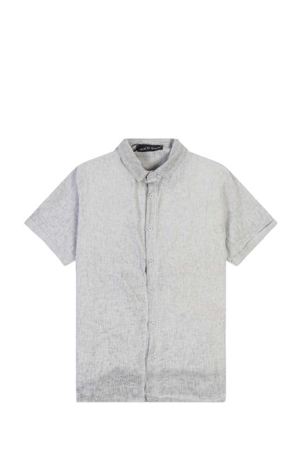 CAMICIA UOMO BLACK RAGS CRETA GRIGIO MED