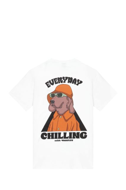 T-SHIRT UOMO PROJ3CT CHILLING WHITE