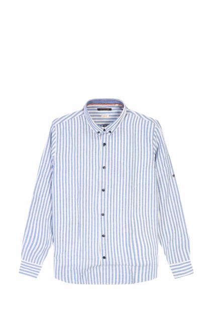 CAMICIA UOMO NUVOLARI BAK LT BLU