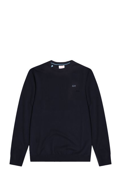 MAGLIA UOMO SUN68 K45101 NAVY BLUE
