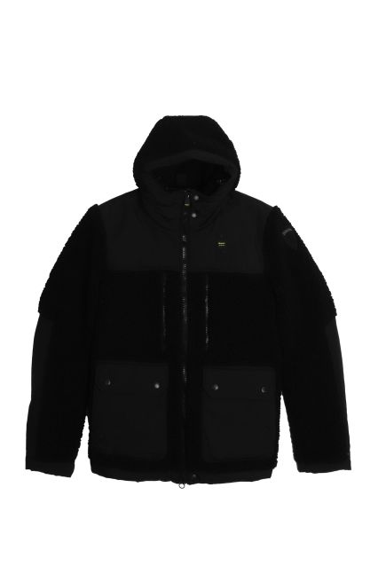 BOMBER UOMO BLAUER WILCOCK NERO