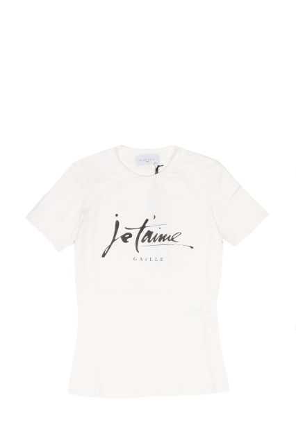  T-SHIRT DONNA GAELLE PARIS OFF WHITE GAABW07774