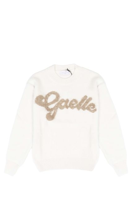 MAGLIA DONNA GAELLE PARIS OFF WHITE GAABW07114