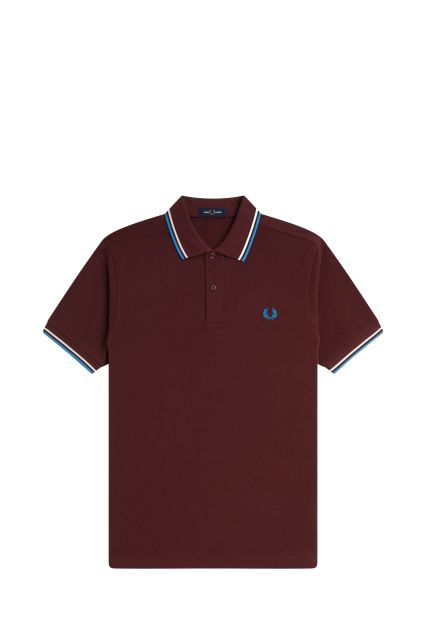 POLO UOMO FRED PERRY OXBLD/ECR/CRTBLU