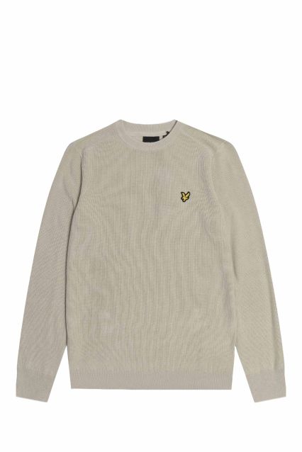MAGLIA UOMO LYLE & SCOTT KN2303V GREY TAUPE
