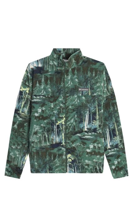 FELPA UOMO COLUMBIA MOUNTAIN PRINTED JACKET RAIN FOREST