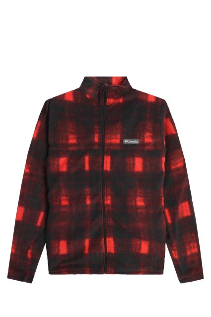 FELPA UOMO COLUMBIA MOUNTAIN PRINTED JACKET SAIL RED OMBLUR