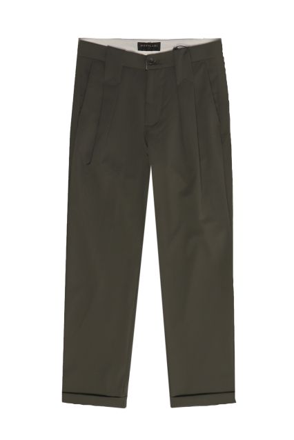 PANTALONE CHINO UOMO NUVOLARI KOSHEEN PIANIST VERDE