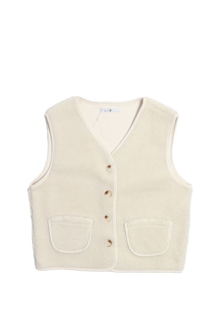 GILET DONNA HAILYS CREAM