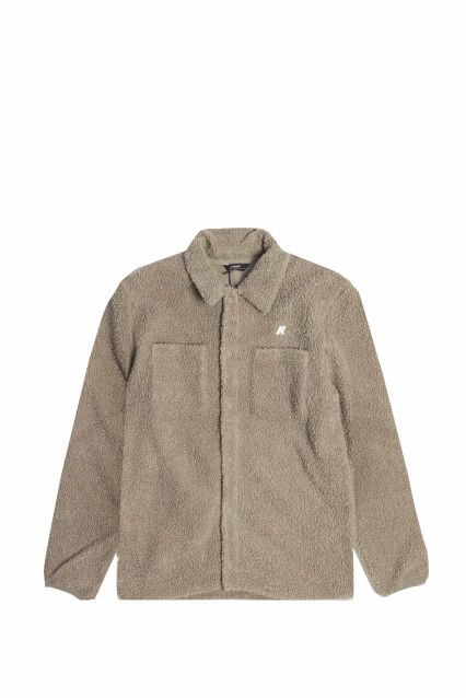 GIUBBOTTO UOMO K-WAY CAMERON SHERPA POLAR GREEN