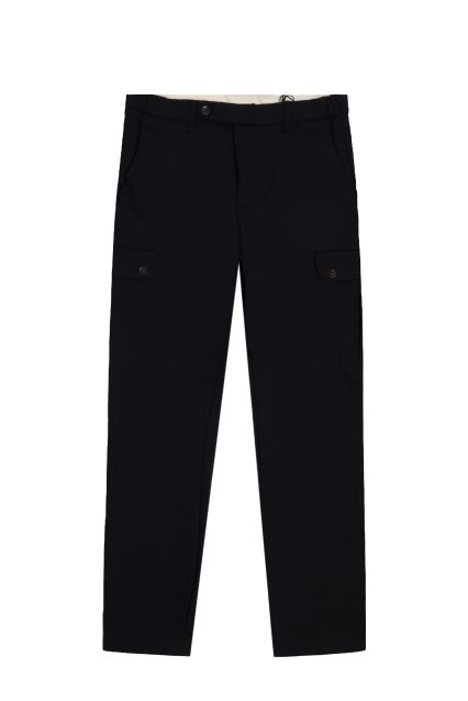 PANTALONE CARGO UOMO BAECKER VIOLIN BLU SCURO