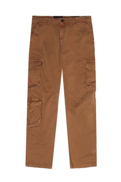 PANTALONE CARGO UOMO NUVOLARI INCE CAPPUCCINO