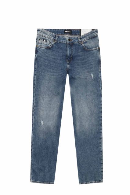JEANS UOMO GAS SAX ZIP REV STONE WASH MED