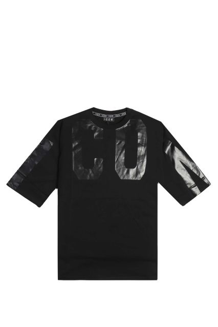 T-SHIRT UOMO ICON NERO ICUF2W6T006