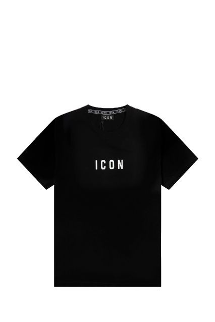 T-SHIRT UOMO ICON NERO ICUF2W6T002