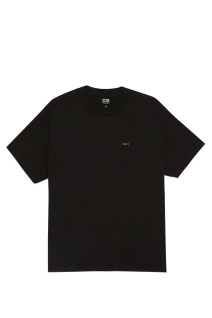 T-SHIRT UOMO OBEY PEACE&JUSTICE BLACK