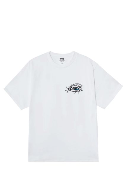 T-SHIRT UOMO OBEY SCRIBBLE STARS WHITE