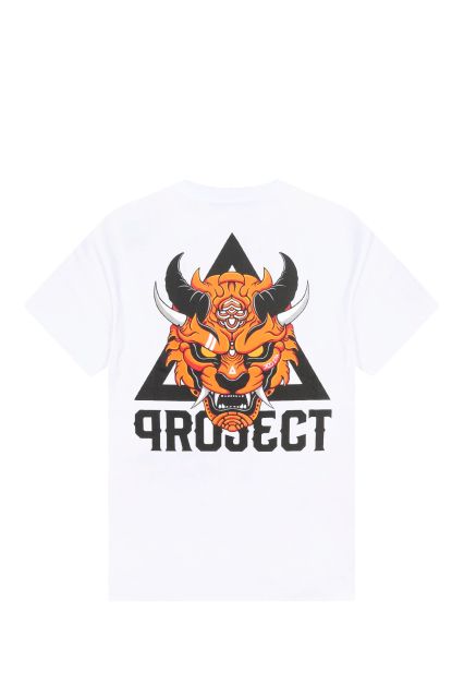 T-SHIRT UOMO PROJ3CT ONI TIGER WHITE