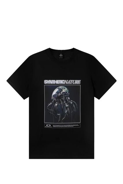 T-SHIRT UOMO OAKLEY FUTURESCAPE JELLYFISH TEE BLACKOUT