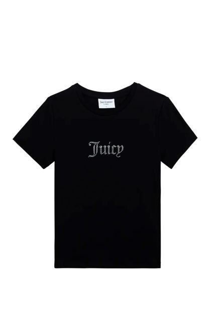 T-SHIRT DONNA JUICY COUTURE ESME FITTED SHIRT BLACK