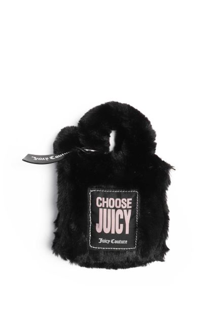 BORSA JUICY COUTURE IRIS FUR S. SHOPPING PU BLACK