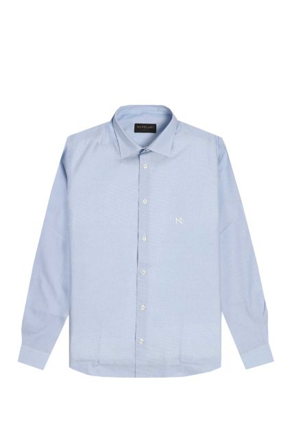 CAMICIA UOMO NUVOLARI BLIS CELESTE