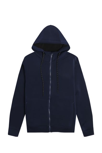 FELPA UOMO NUVOLARI MUT BLU CON ZIP