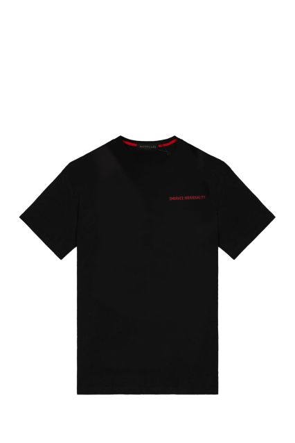 T-SHIRT UOMO NUVOLARI UNIQUE NERO