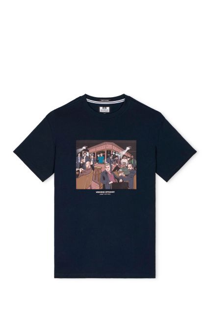 T-SHIRT UOMO WEEKEND OFFENDER WINDHAM NAVY