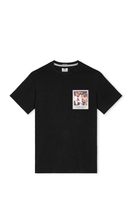 T-SHIRT UOMO WEEKEND OFFENDER LETS DANCE BLACK