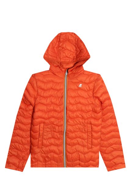 PIUMINO UOMO K-WAY JACK QUILTED WARM ORANGE COPPER