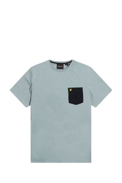 T-SHIRT UOMO LYLE & SCOTT TS831VOG SLATEBLU/DKNAVY